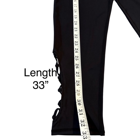 Threads 4 Thought Lace-Up Power Performance High-Rise 7/8 Length Leggings - Picture 8 of 14